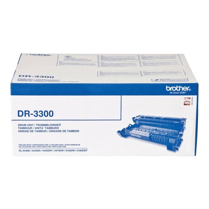 Brother DR3300 Unité de tambour OPC pour Brother DCP 8110 8150 8155 8250 HL 5440 5450 5470 6180 MFC 8510 8520 8710… - vue 2
