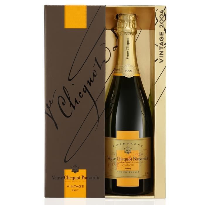 Seau à champagne  Veuve Clicquot  vintage français en acier inoxydable sur 1st