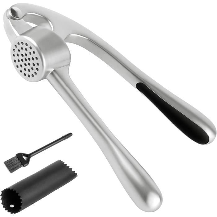 Aigend Decoupe Ail Garlic Press - Presse-ail Multifonction Machine Légumes Fruits Gingembre Hachoir pour la découpe de Cuisine