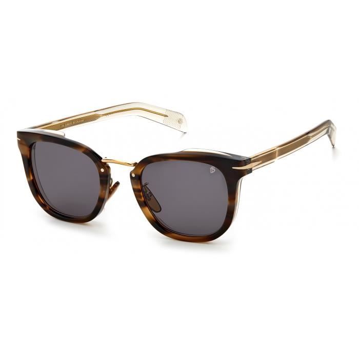 David Beckham lunettes de soleil 7038/G/S cat.3 wayfarer brun/gris