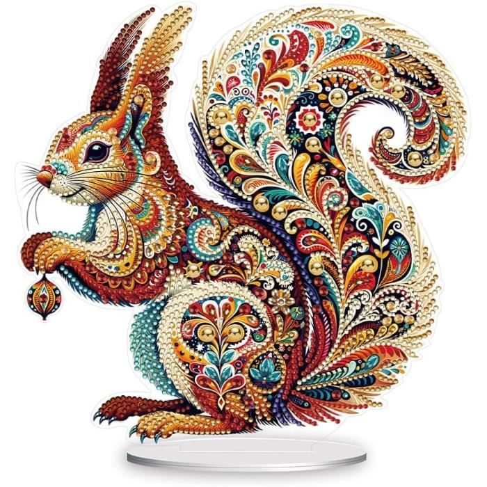 Kit De Peinture Diamant Chouette Blanche - Broderie Strass à Faire Soi-même | Décoration Bureau, Artisanat Relaxant