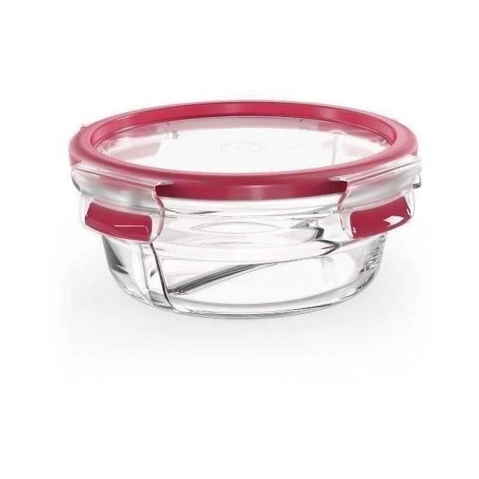 EMSA Boîte Clip & Close 0,55L + séparateur - Rouge