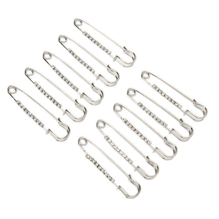 10 Broches Sensibilisation Cancer Du Sein – En Métal Rose, Épinglettes De Soutien, 2.8x2.1 Cm