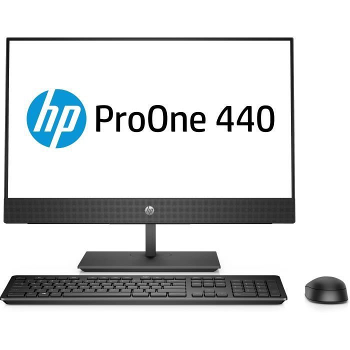 Vente Ordinateur de bureau HP Ordinateur tout-en-un Business Desktop ProOne 440 G4 - Core i5 i5-8500T - 8 Go RAM - 1 To HDD - 60,5 cm (23,8") 1920 x 1080 pas cher