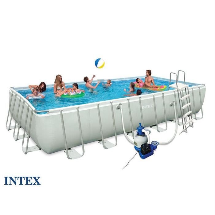 Piscine Ultra Silver Intex 7 32 X 3 66 X 1 32 M Achat Vente Piscine Piscine Ultra Silver Intex Cdiscount