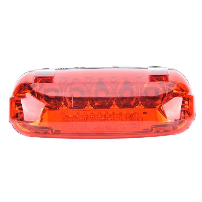 Feu Arrière Moto LED Fumé - Feu Stop Et Position - Compatible Multi-Marques