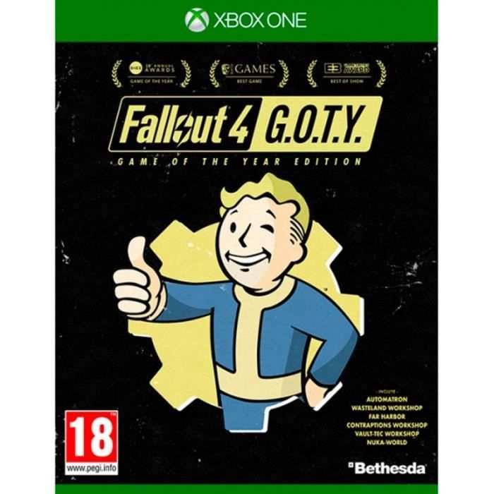 Jeu Vidéo - Koch - Fallout 4 Jeu De Lannée - Edition Game Of The Year - Dlc Inclus - Xbox One