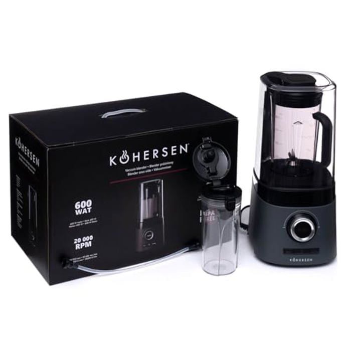 Mixeur en Verre - Kohersen - 71097 - 600 W - 600 ML - Anthracite