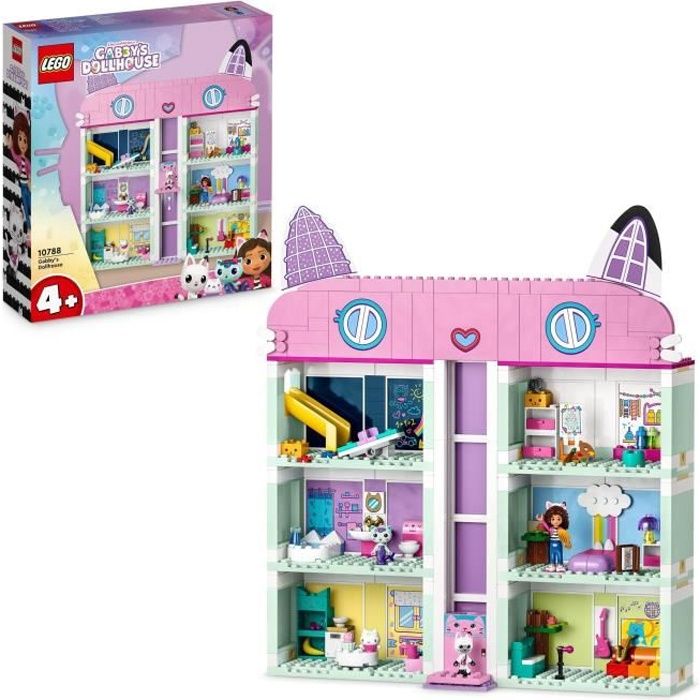 LEGO® 10788 La Maison Magique de Gabby, Jouet de Maison de Poupées avec Figurines