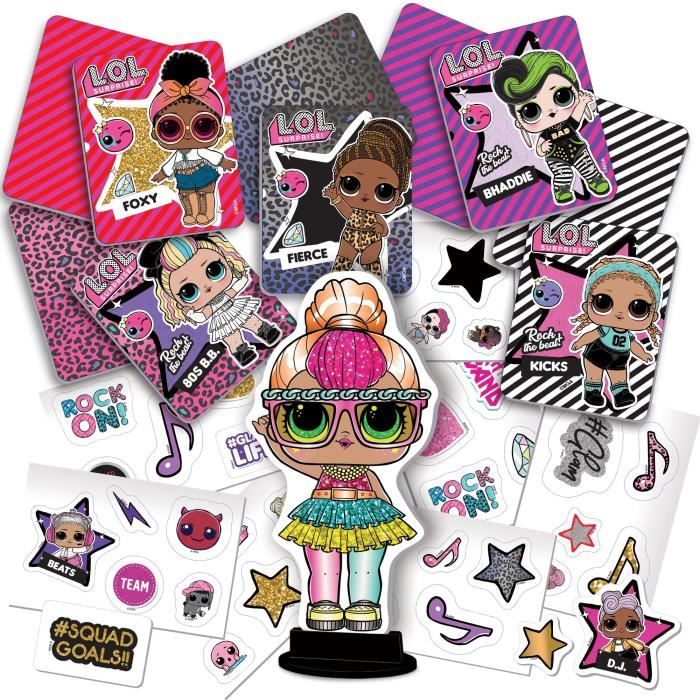 L O L Surprise Cree Tes Stickers Et Tes Cartes Cdiscount Jeux Jouets