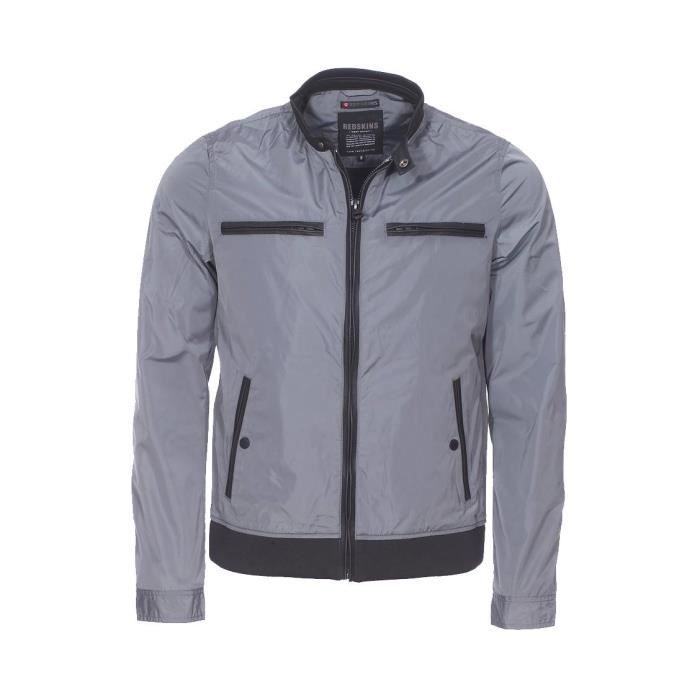 Veste Redskins Yann Zen Gris Noir Homme Bleu Cdiscount Pret a Porter