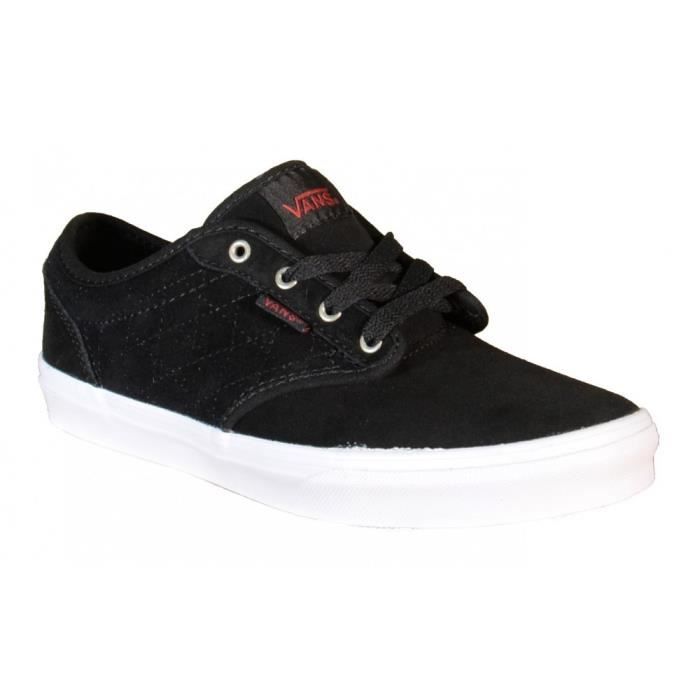 vans noir cuir