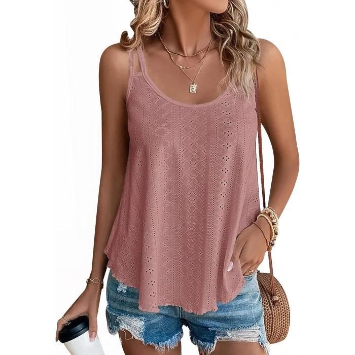 Debardeur discount bordeau femme