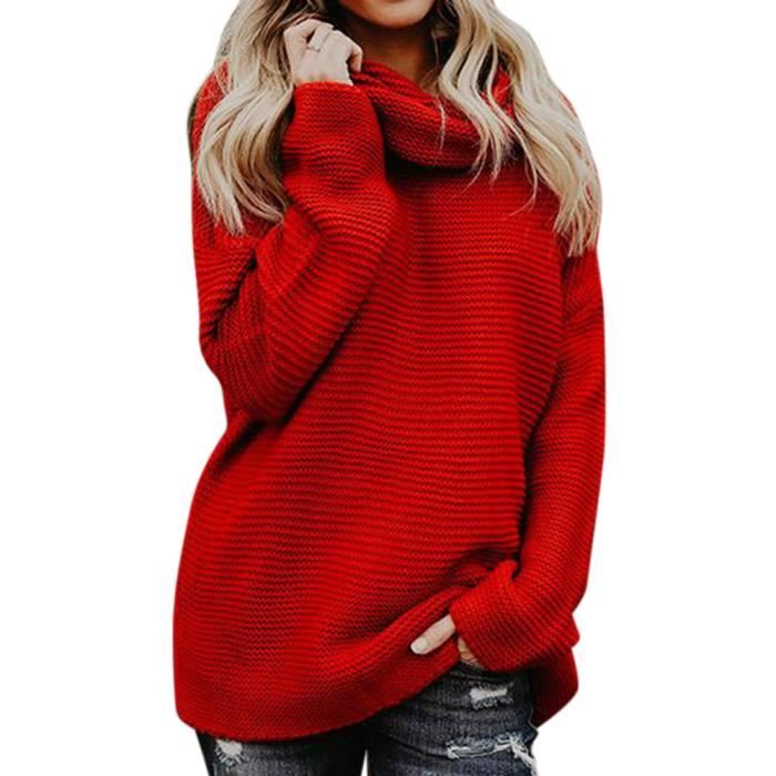 Tricot rouge femme clearance