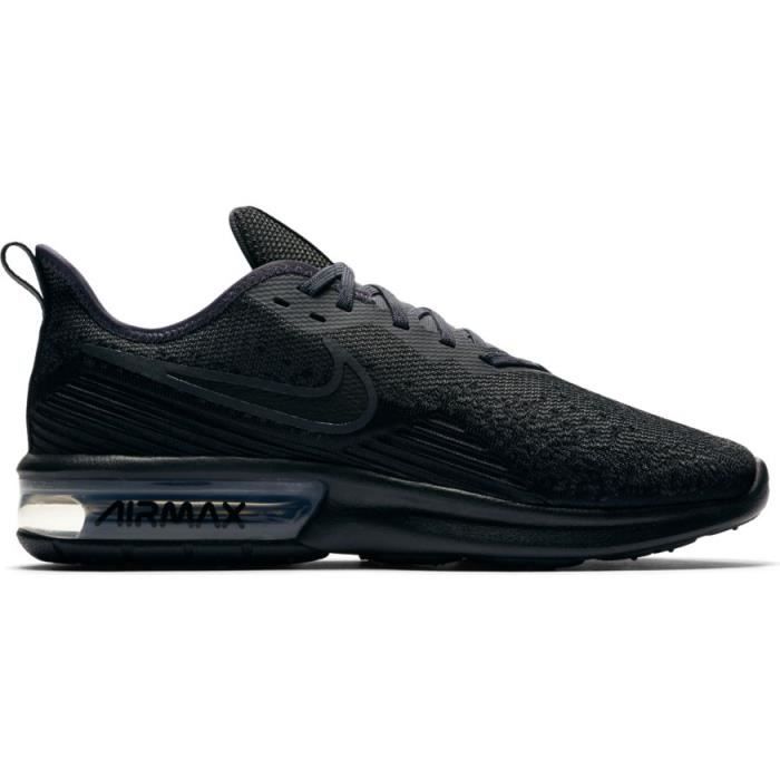 NIKE AIR MAX NEWS SEQUENT 4 TOP NOIR ADULTE 2019 jordan Noir - Cdiscount Chaussures