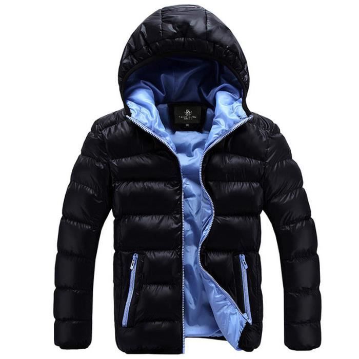 Doudoune homme de Marque luxe garder au chaud en hiver Col debout