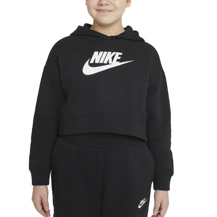 Nike Sweat à Capuche pour Fille Club Noir DC7210-010 Noir - Cdiscount  Prêt-à-Porter