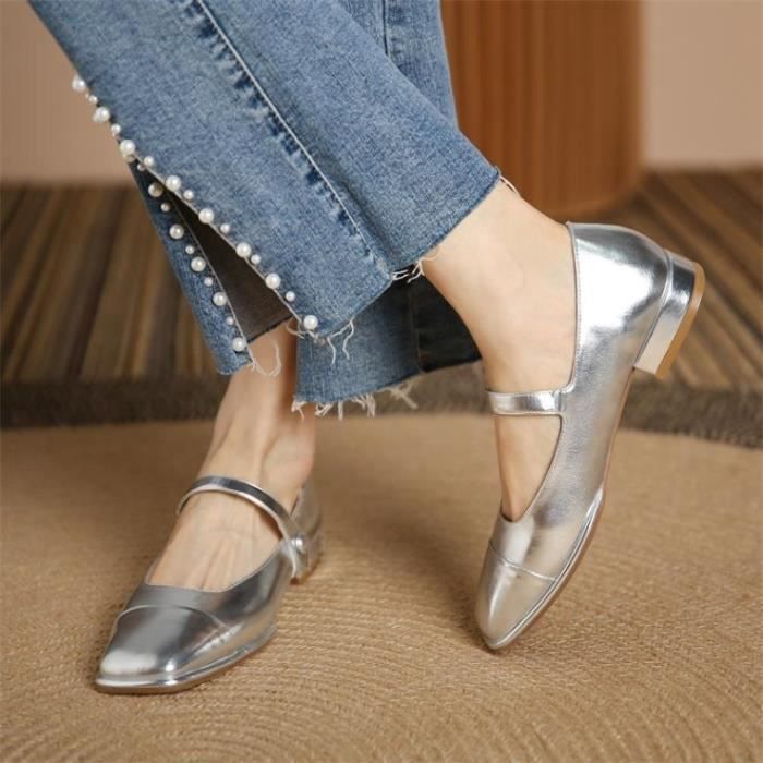 Escarpins Femme Talon Compensé Bout Pointu – Daim Synthétique Élégant, Chaussures Confort Mariage Et Soirée