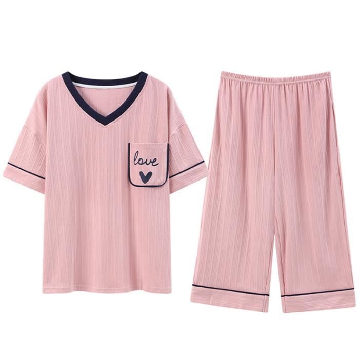 Pantacourt pyjama femme best sale