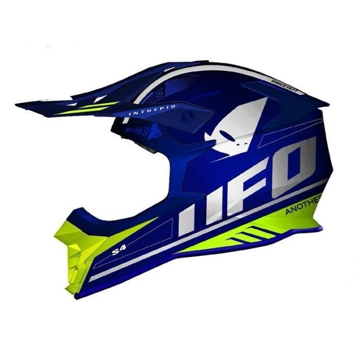 Casque moto cross UFO Intrepid - bleu - S