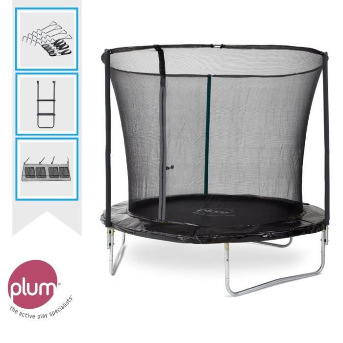 Trampoline Fitness Jupe De Trampoline VirtuFit 366cm Avec Poche Rangement - Filet Sécurité Dessous Protection Dessous Trampoline