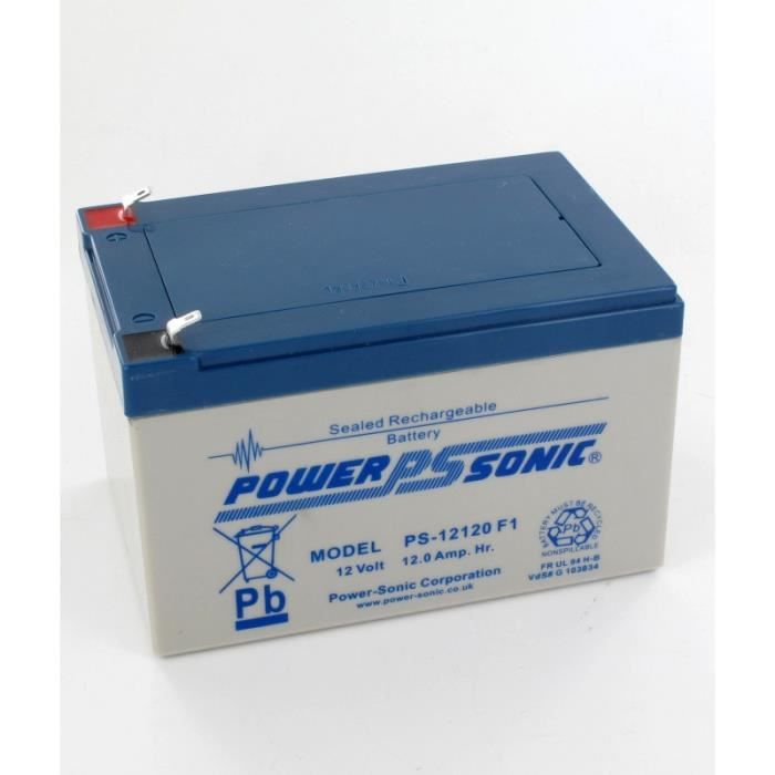 Batterie plomb 12V 12Ah PS-12120 Power Sonic