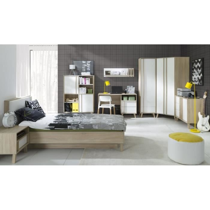 Chambre Complete Enfant Ado 8 Elements De La Collection Malmo Meuble Design Type Scandinave 200 Blanc Achat Vente Armoire De Chambre Chambre Complete Enfant Ado 8 Cdiscount