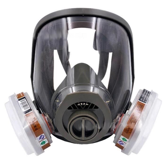 Like-Sonew Respirateur de sécurité Respirateur à gaz intégral 6800 anti-poussière Gel de silice bouche-moufle couverture élevée