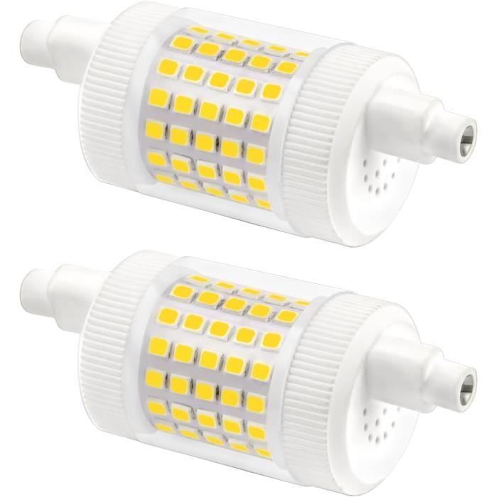 R7S 78Mm Dimmable 15W Blanc Froid 6000K, 1500Lm, Équivalent À Lampe ...