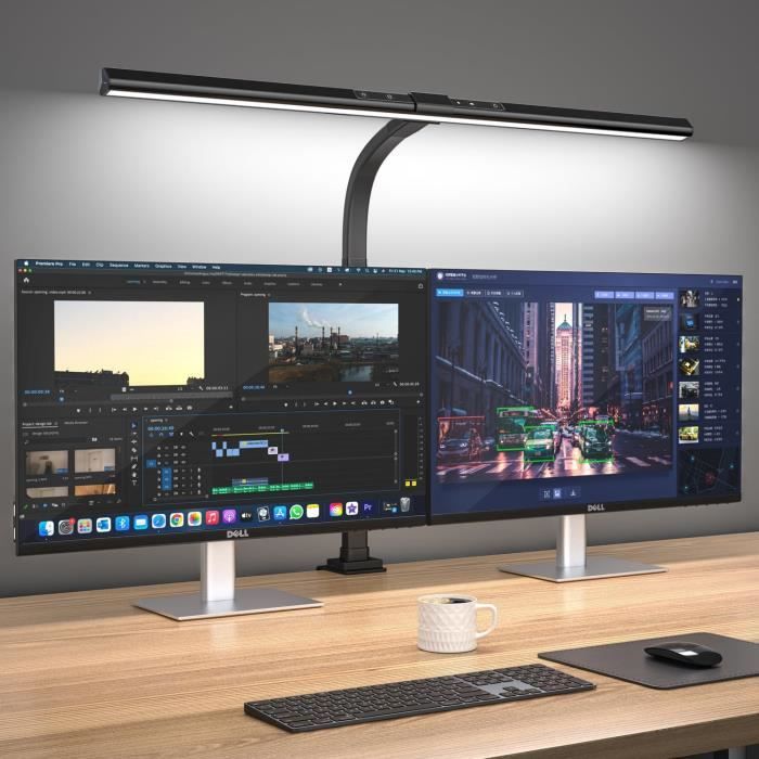 Lampe De Bureau Led D'Architecte, 24W Le Plus Brillant Avec Pince, 6 ...