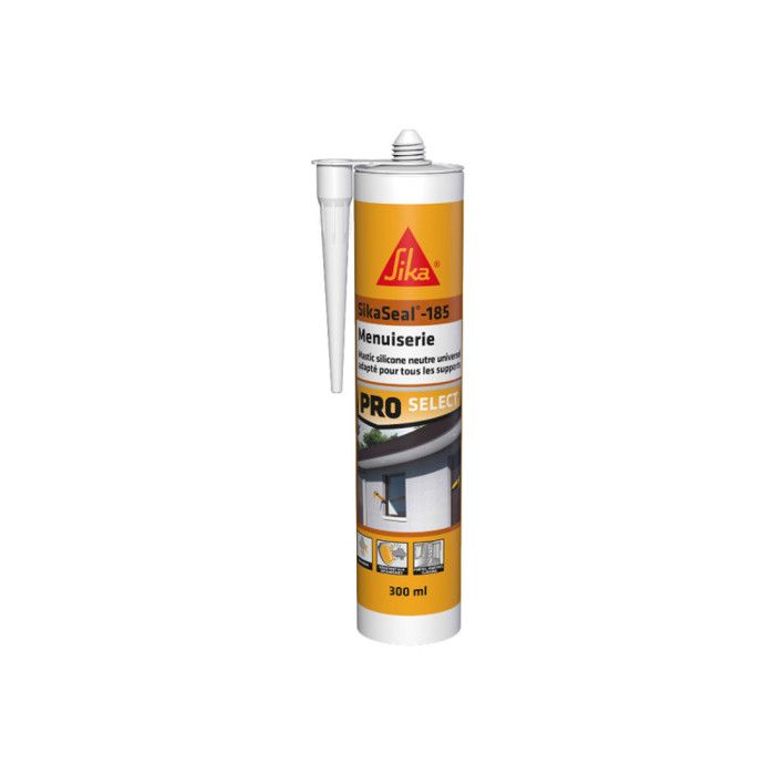 SIKA - Sikaseal 185 menuiserie blanc PVC 300 ML - Cdiscount Bricolage