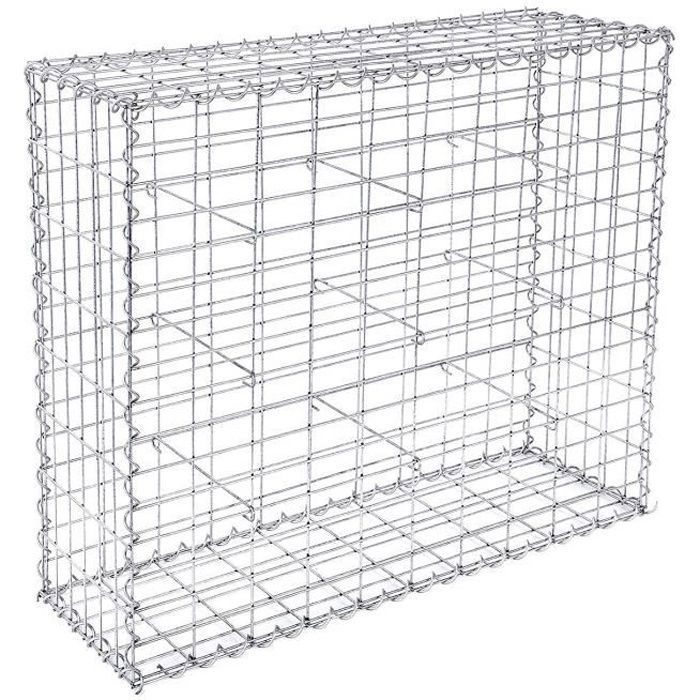 Quantité De Pierre Pour Gabion Gabion Pierre 100 X 80 X 30cm Colonne Banc De Jardin Mur En Pierre