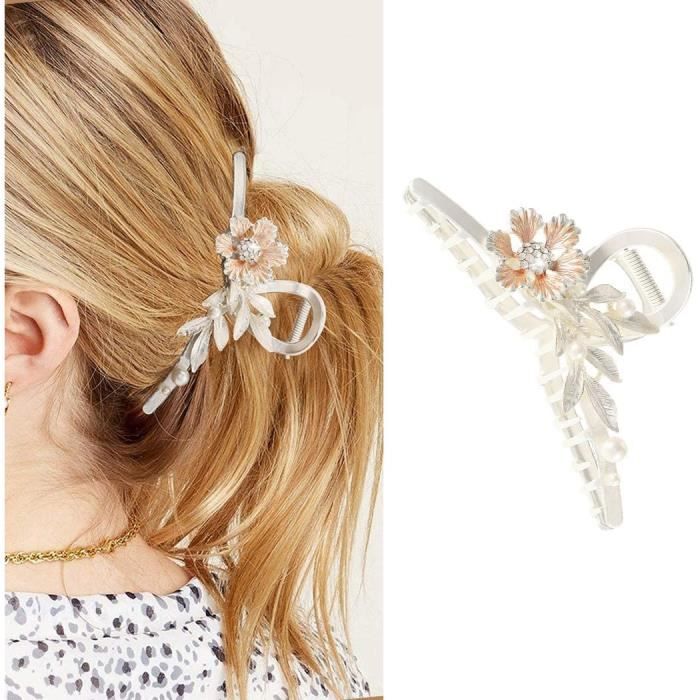 Sichy Lot De 6 Grandes Pinces à Cheveux, Antidérapantes Pinces Cheveux