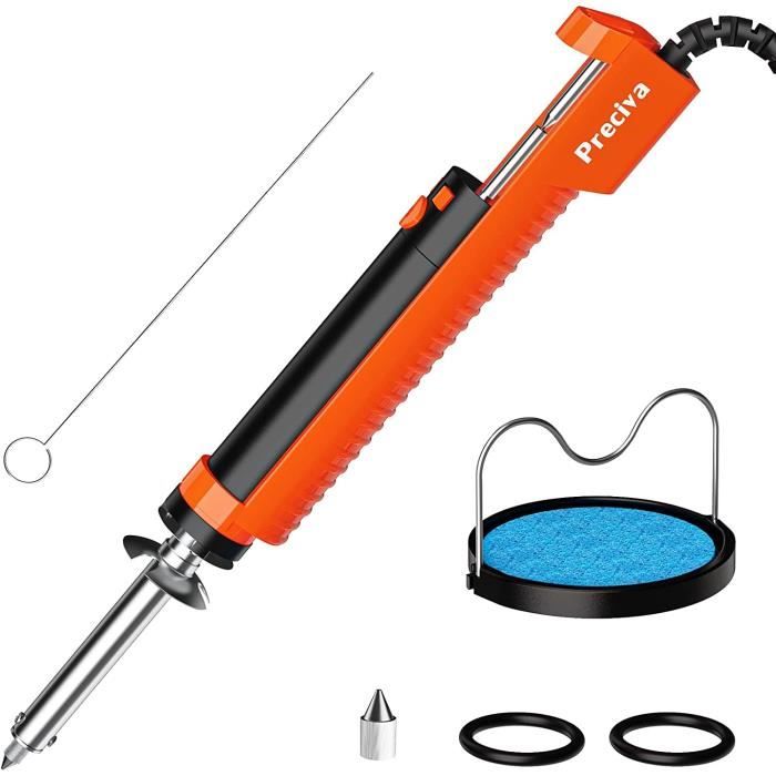 Kit De Dessoudage 4 Pièces Gurxi - Pompe à Dessouder, Mèche à étain, Pince Coupante, Accessoires Soudure