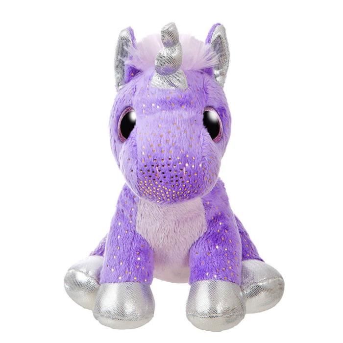 peluche licorne violette