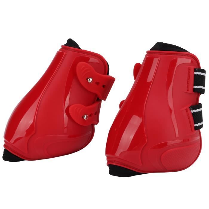 ETO--2PCS Bottes de protection des jambes cheval PU élastiques