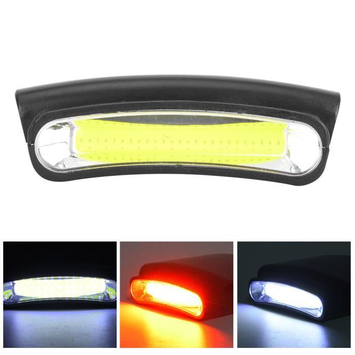 Lampe Frontale LED Rechargeable USB - Clip Pour Chapeau - Lampe De Pêche