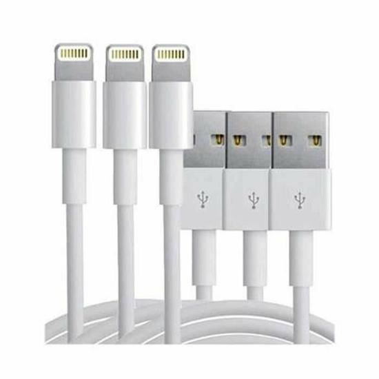 VOLY® Lot de 3 Cables pour Apple iPhone 5 / 5C / 5S / 6 6 Plus 6S