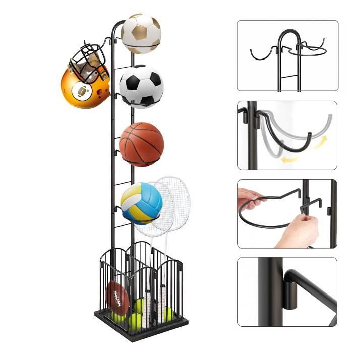 Support de Rangement pour Ballon MENGDA - Noir - Panier De Basket-Ball  H:145CM - Cdiscount Sport