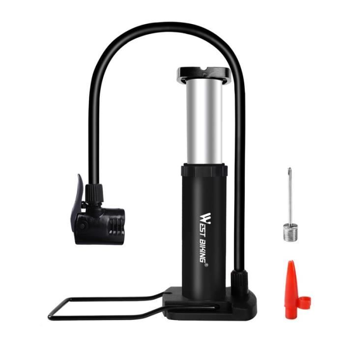 Pompe Haute Pression Vélo 300 PSI – Pour Fourche Et Amortisseur, Double Tête FV/AV, Manomètre, Décompression, Rotatif 360°, Alliage Alu, 166g