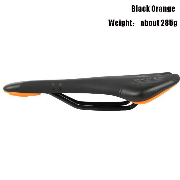Selle De Vélo Ultra-confort Orange - Large Rembourrage EVA Mixte Femme/homme