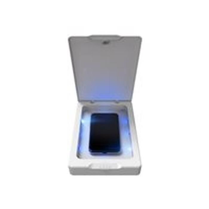 ZAGG InvisibleShield UV Sanitizer - Cabinet de désinfection UV pour téléphone portable - Jusqu'à 6,9\