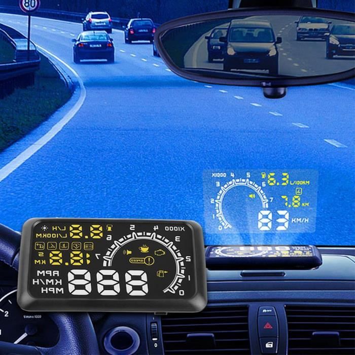WO2 Compteur vitesse GPS Affichage Tête Haute HUD --Y Y