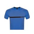T shirt - Boss - Homme - Line - Bleu - Coton-1