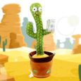 33 cm-13 pouces cactus bébé jouet électrique en peluche poupée cadeau-(modèle de tambour) trois chansons-1