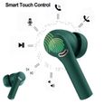 Ecouteur Bluetooth, Réduction active du bruit ANC,Écouteurs sans Fil Bluetooth 5.2 avec Mini Boîtier (30g) TWS Stéréo Oreillette-1