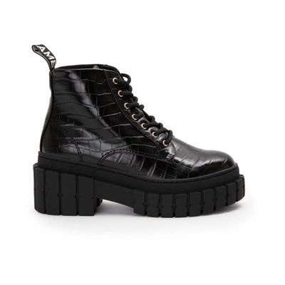 Bottine femme effet python shop