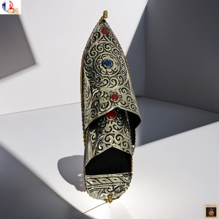 Babouche artisanal fait main decoratif marocaine babouche pour la decoration murale 3en1 Cdiscount Maison