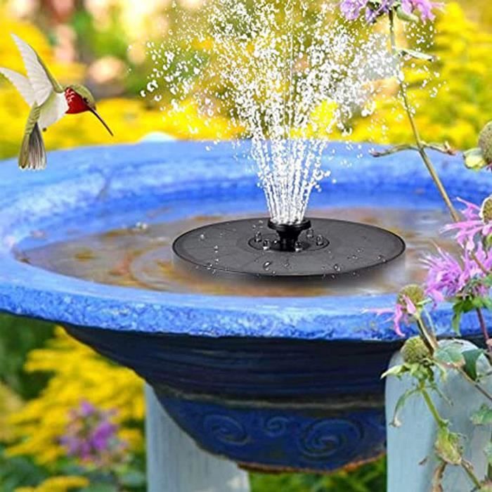 Fontaine solaire bain d'oiseaux