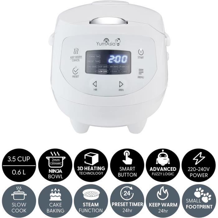 Cuiseur à riz AUTREMENT Panda Mini 3,5 tasses Céramique